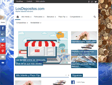 Tablet Screenshot of losdepositos.com